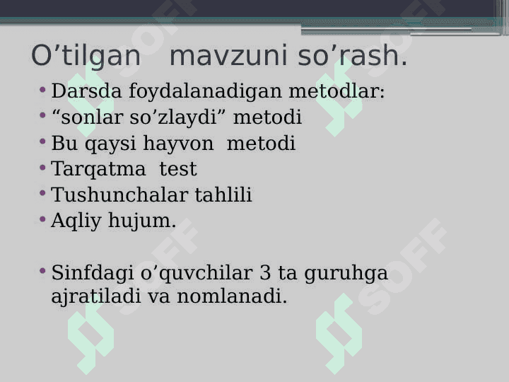 O‘rgimchaksimonlar sinfi. Butli o‘rgimchak 3