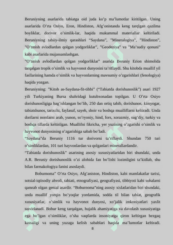 Qirqquloqtoifa o’simliklar bo’limi 8