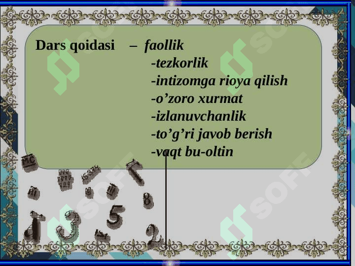 Bosh miya katta yarimsharlari 4