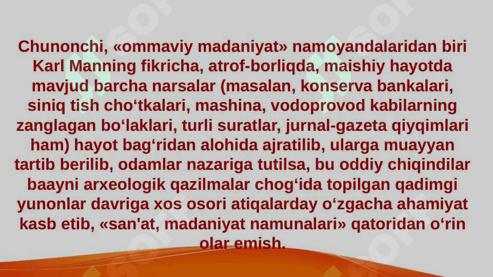 OMMAVIY MADANIYATNING YOYILISHI 6