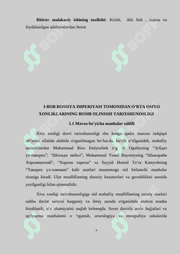 XIVA XONLIGINING ROSSIYA IMPERIYASI TOMONIDAN BOSIB OLINISHI 7