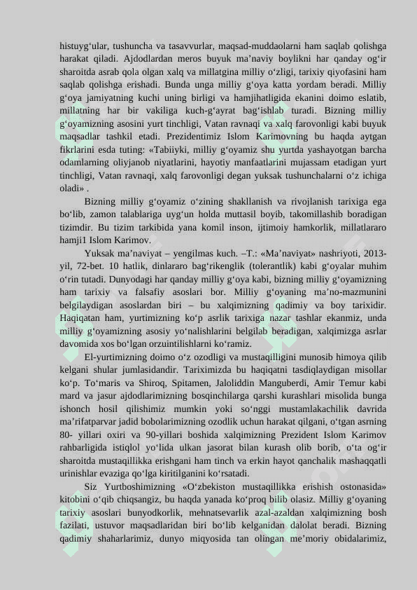 O‘ZBEKISTONDA MUSTAQILLIK G’OYALARINING TARIXIY ASOSLARI 3
