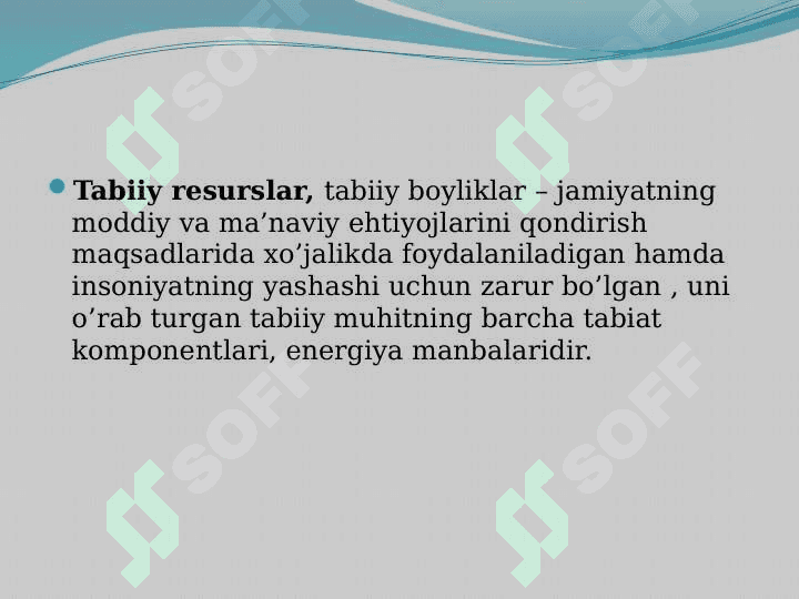 Atrof muhitni qadrlash usullari 3