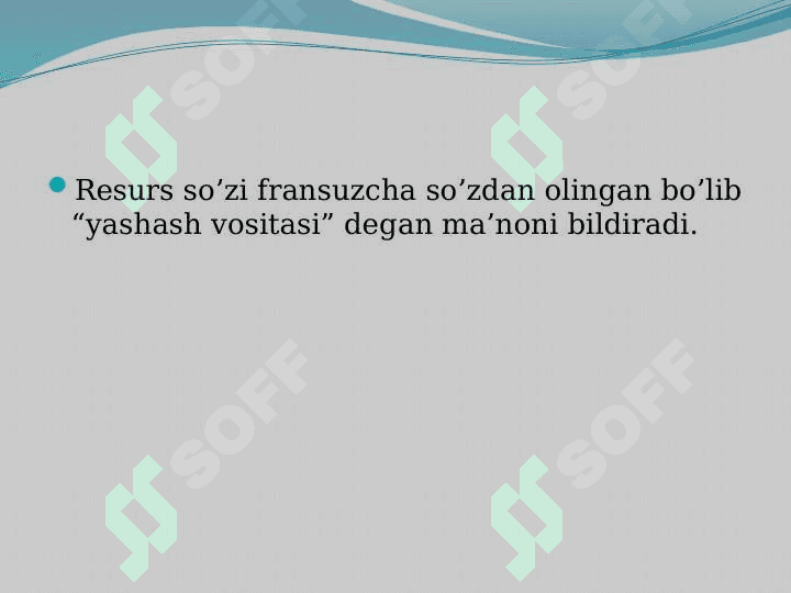Atrof muhitni qadrlash usullari 4