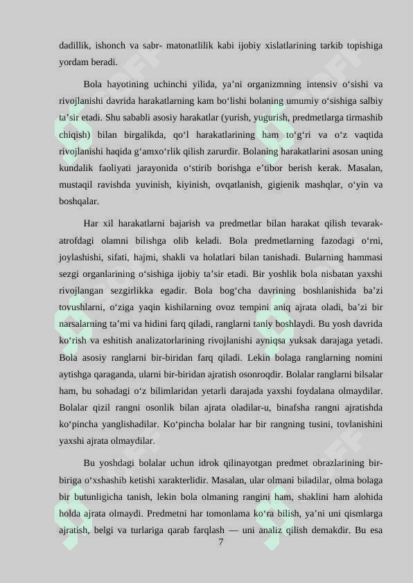 ILK BOLALIK DAVRI PSIXOLOGIYASI 7