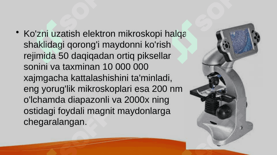 Zamonaviy elektron mikroskoplar 3