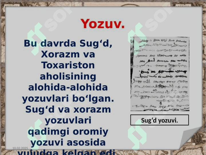 VI–VII asrlarda madaniy hayot 2