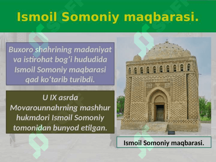 O‘zbekistonning tarixiy-me’moriy yodgorliklari 2