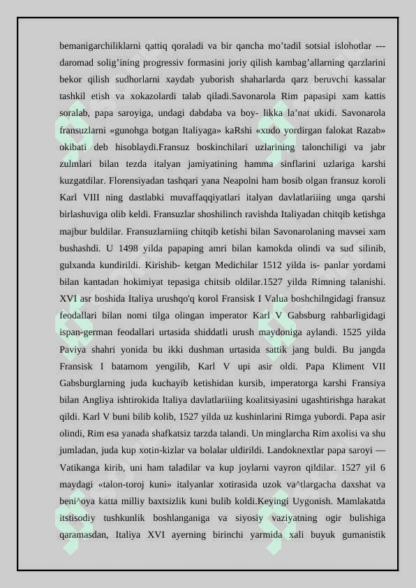 ILK O’RTA ASRLARDA ITALIYA 4