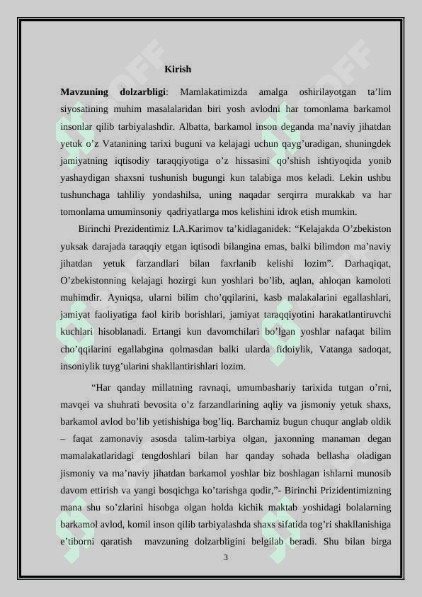 Katta maktab yoshida rivojlanishning psixologik xususiyatlari. 3