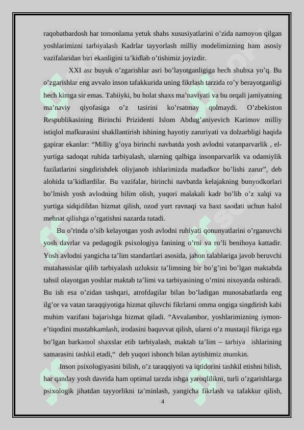 Katta maktab yoshida rivojlanishning psixologik xususiyatlari. 4