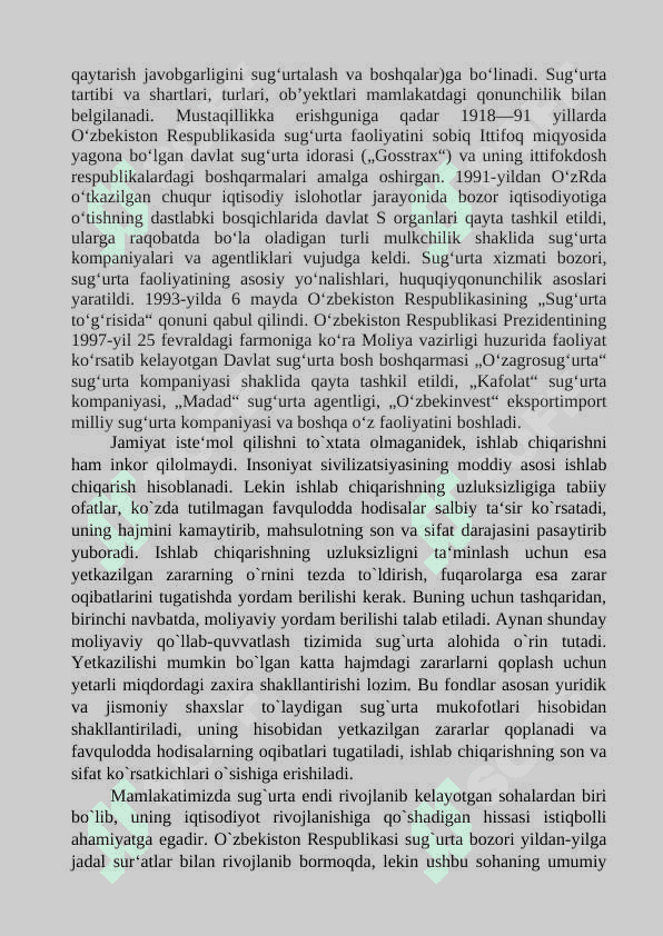 Sugʻurta kompaniyalari va ularning asosiy funksiyalari 7