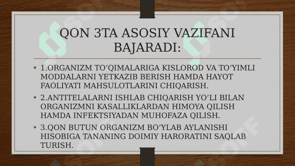 Qon ketish bilan og‘rigan bemorlarni parvarish qilish 5