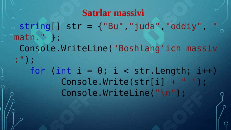 Satrlar 6