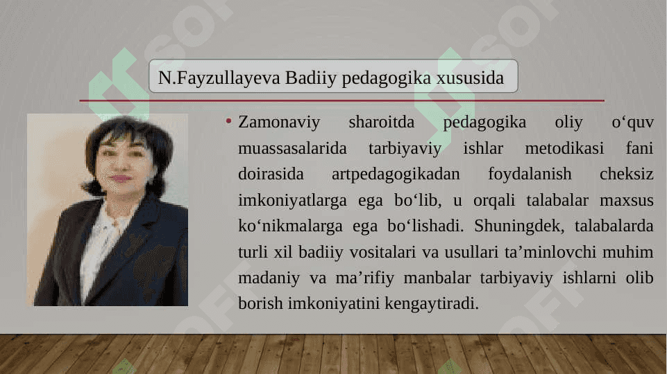 Badiiy pedagogika fanining nazariy asoslari 3