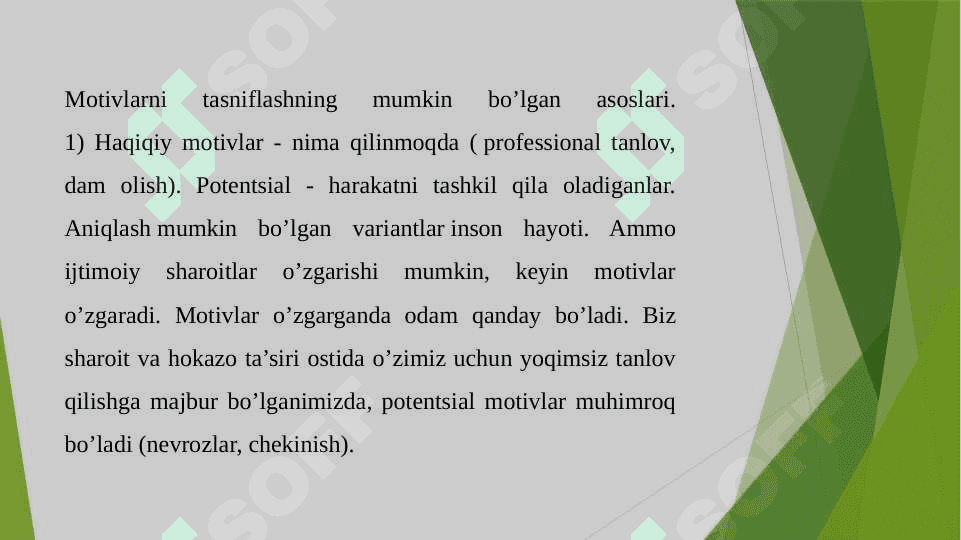 Boshqaruvchining faoliyat motivlari 2