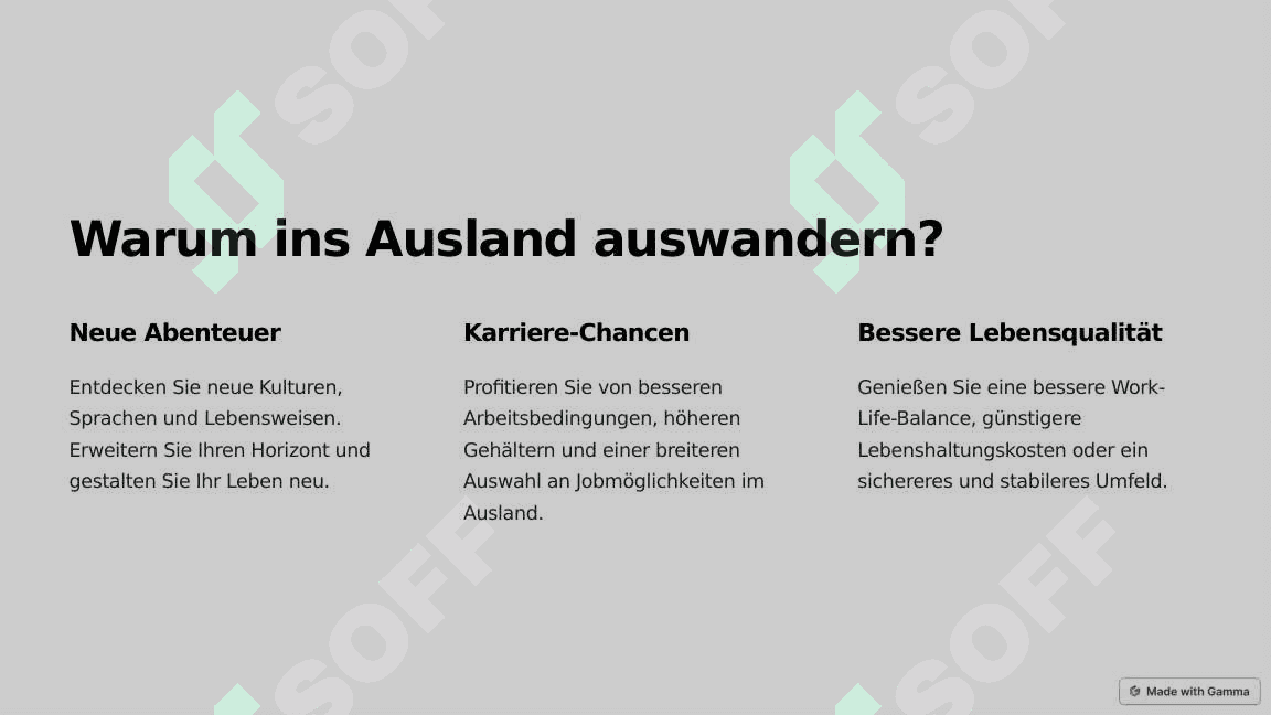 Auswandern ins Ausland: Eine Reise in eine neue Welt 2