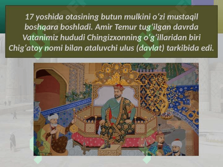 Sohibqiron Amir Temur 7