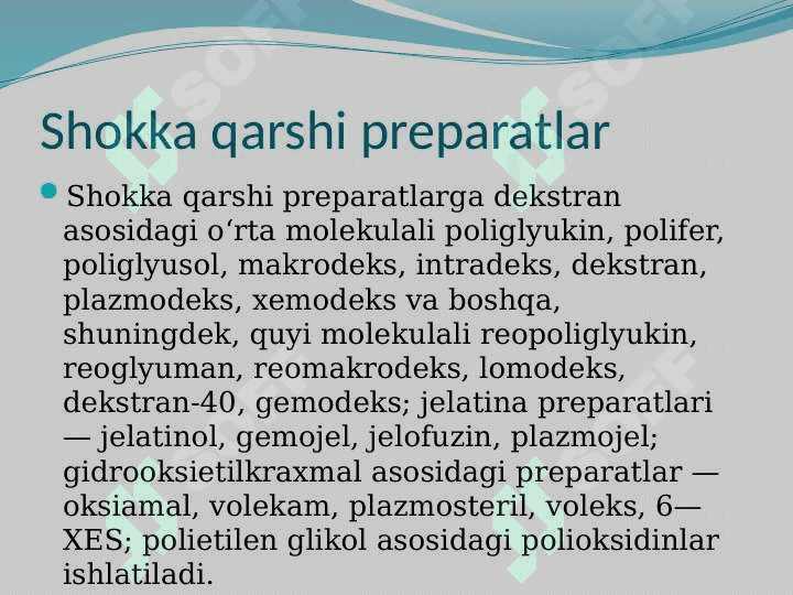 Qon o‘rnini bosuvchi preparatlar 3