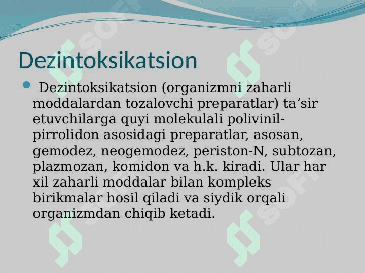 Qon o‘rnini bosuvchi preparatlar 4