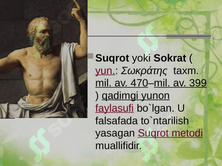 Suqrot buyuk mutafakkir 3