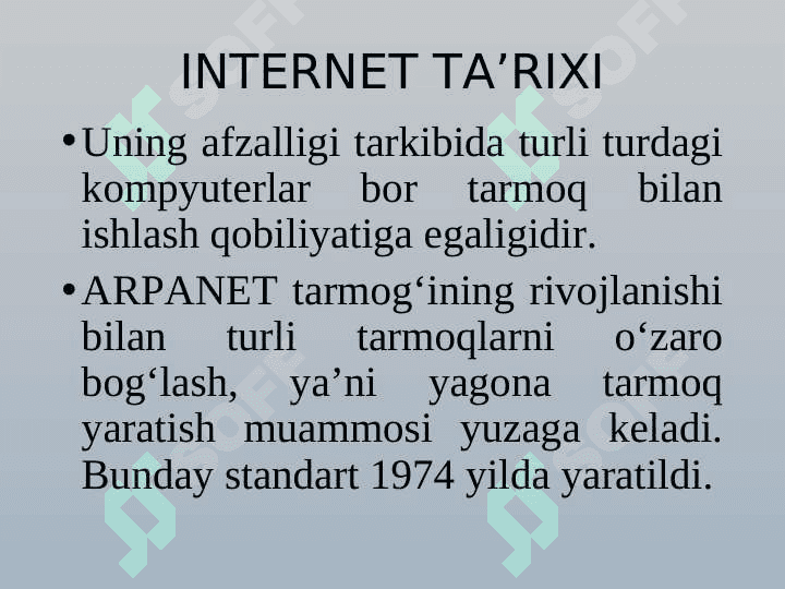 Kasb faoliyatida Internet texnologiyalarini qo‘llash 8