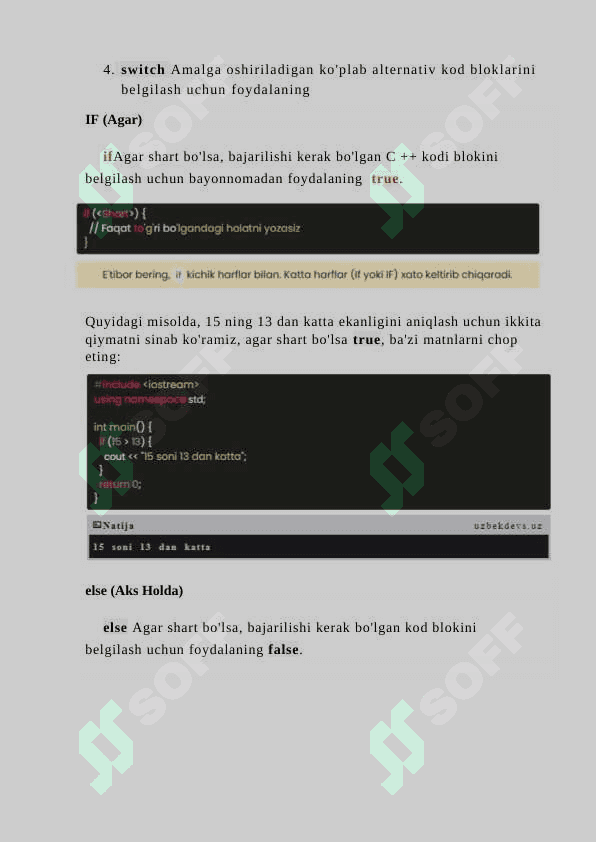 ++ DASTURLASH TILI VA UNING IMKONIYATLARI 4