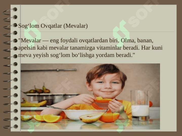 To‘g‘ri ovqatlanish qoidalari 3