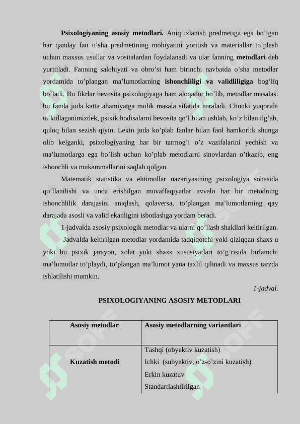PEDAGOGIK PSIXOLOGIYANING METODLARI 2