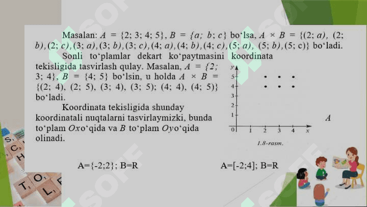To’plamlarning dekart ko’paytmasi. 4