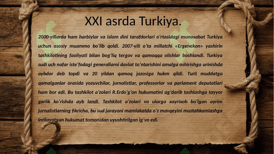Turkiya Respublikasi tarixi 7