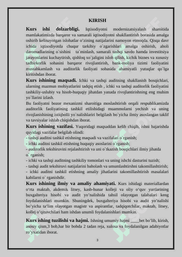 Ichki va Tashqi audit.buxgalteriya va audit. 3
