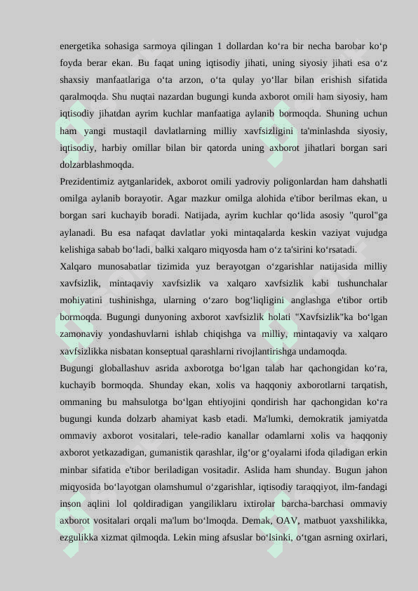 Axborot nima uning manbalari 8