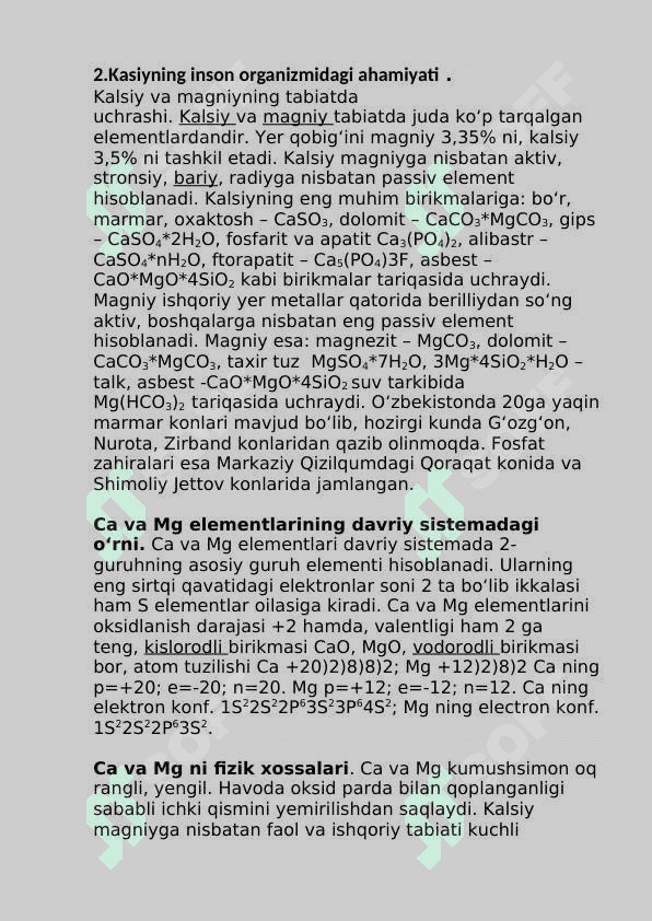 Kalsiy va magniy xloratlarning defoliant sifatida ishlatilishi. 7