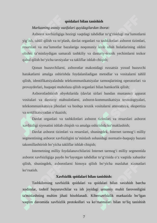 Kiberxavfsizlik markazi va uning  tuzuilmasi 7