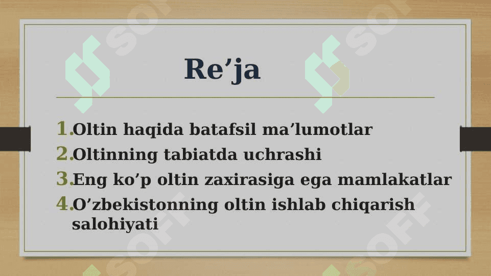 OLTIN ELEMENTI 2