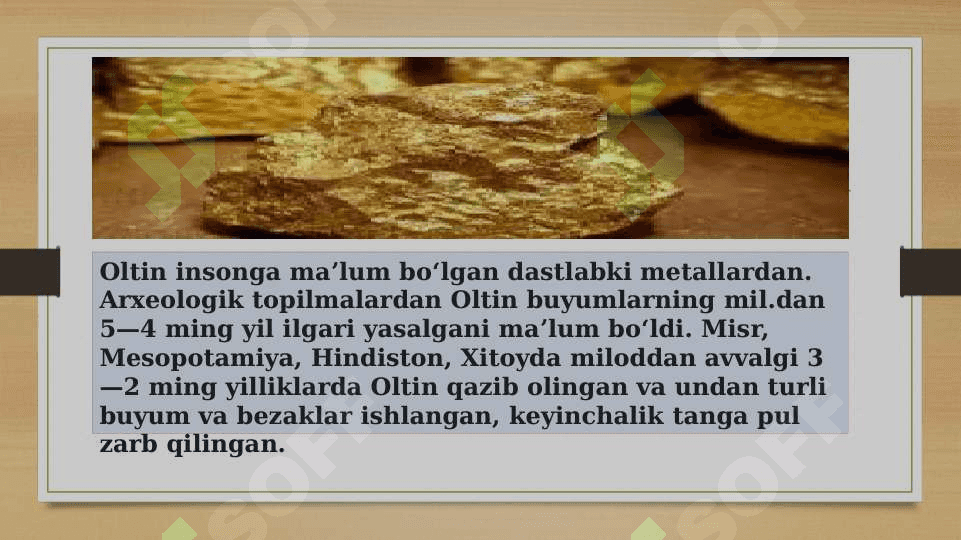 OLTIN ELEMENTI 4