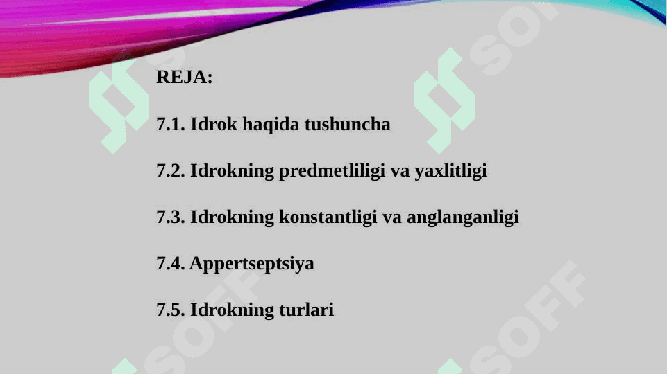 IDROK, IDROK HAQIDA TUSHUNCHA. 2