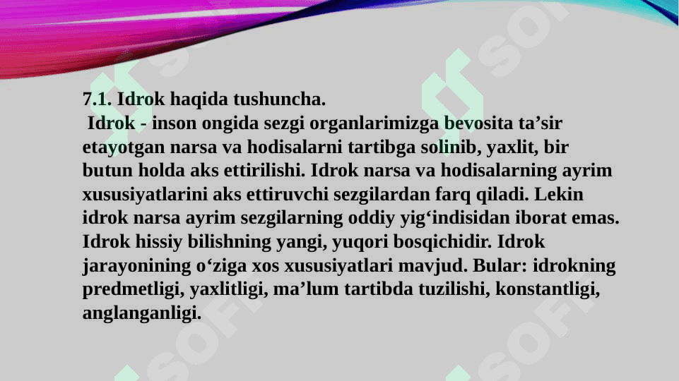 IDROK, IDROK HAQIDA TUSHUNCHA. 4