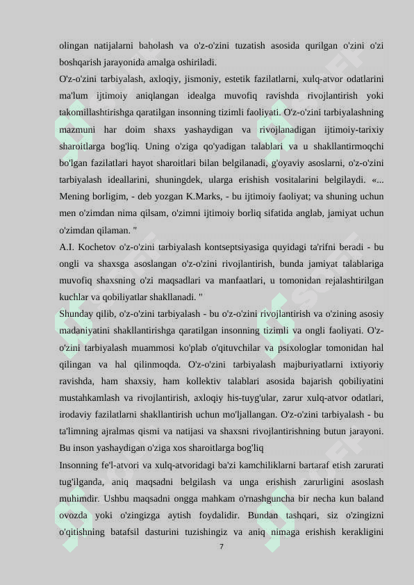 O‘zini o‘zi kamol toptirish motivlari 7