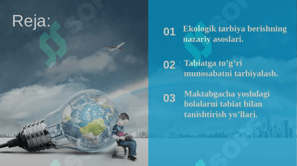 Maktabgacha yoshdagi bolalarga ekologik tarbiya berish. 2