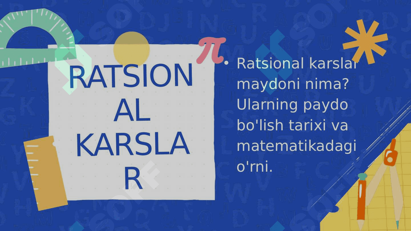RATSIONAL KARSLAR MAYDONI 3