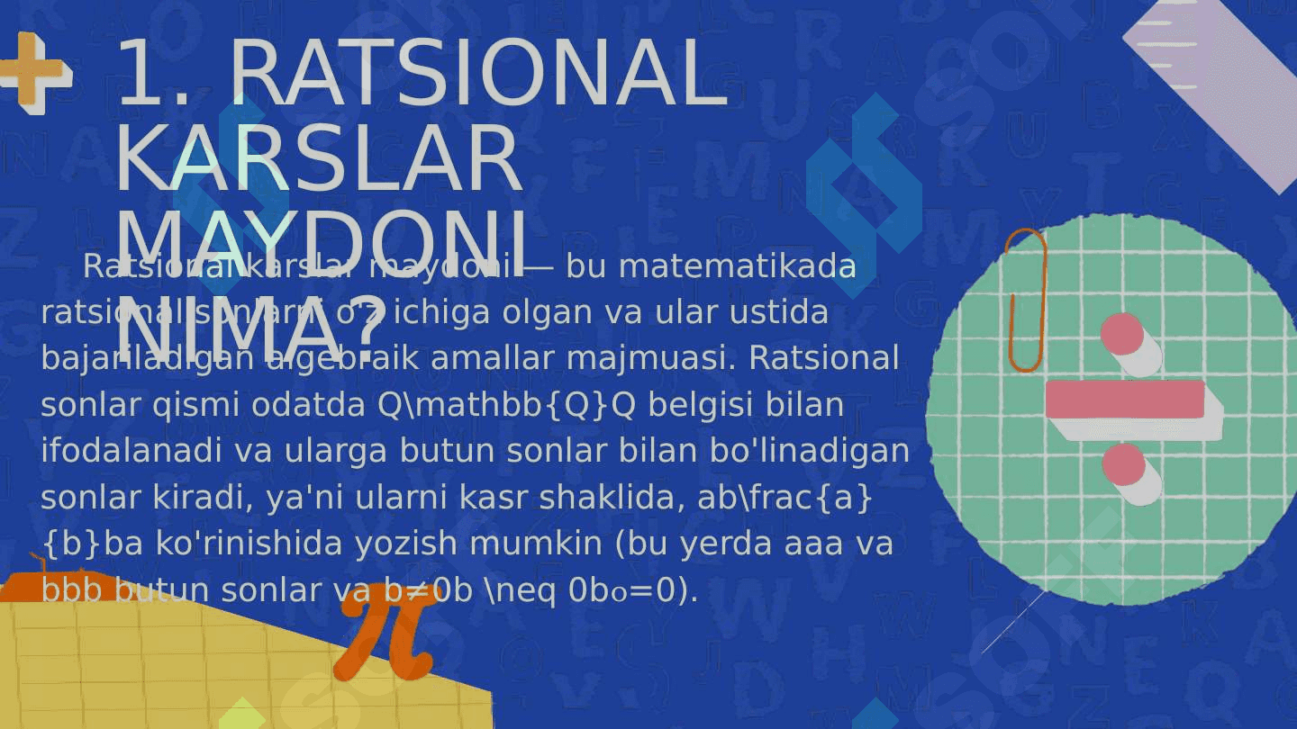 RATSIONAL KARSLAR MAYDONI 4