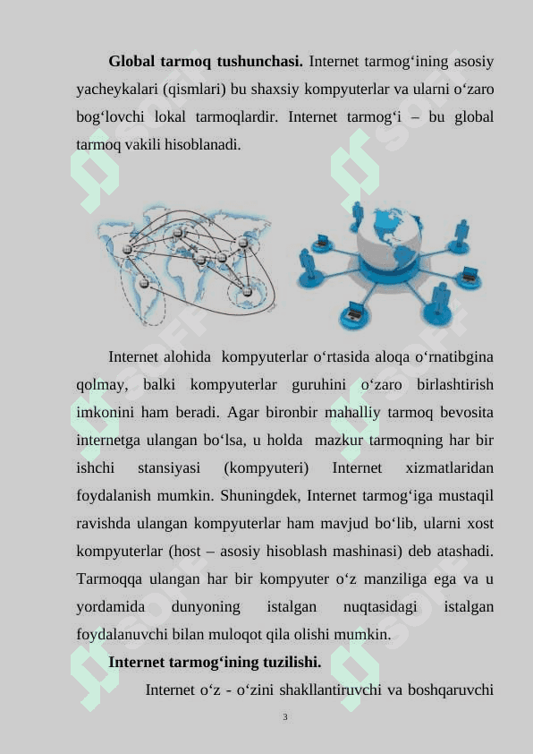 INTERNET TARMOG‘I VA UNING AHAMIYATI 3