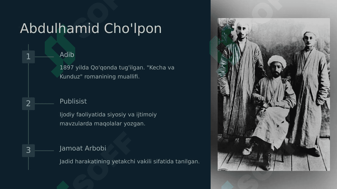 O'zbek jadidlari haqida to'liq slayd 4