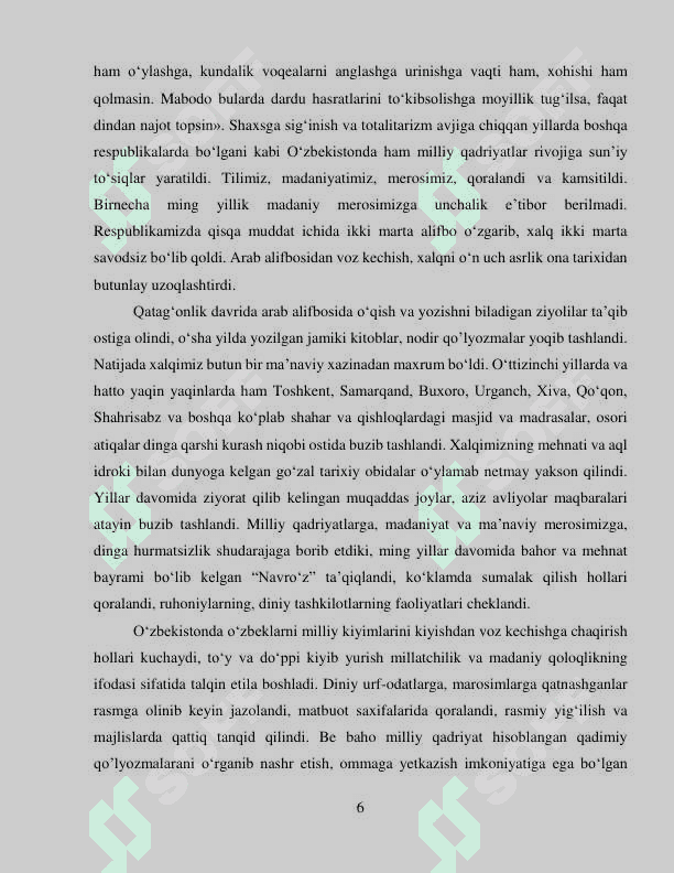 Milliy ma’naviyatimizni tiklashga ilk harakatlar 6