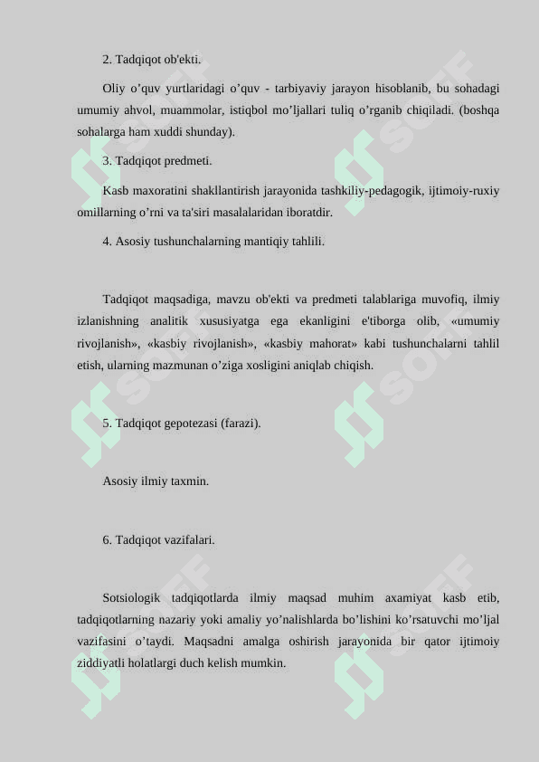 To’plangan ma’lumotlarni tahlil qilish metodlari 3