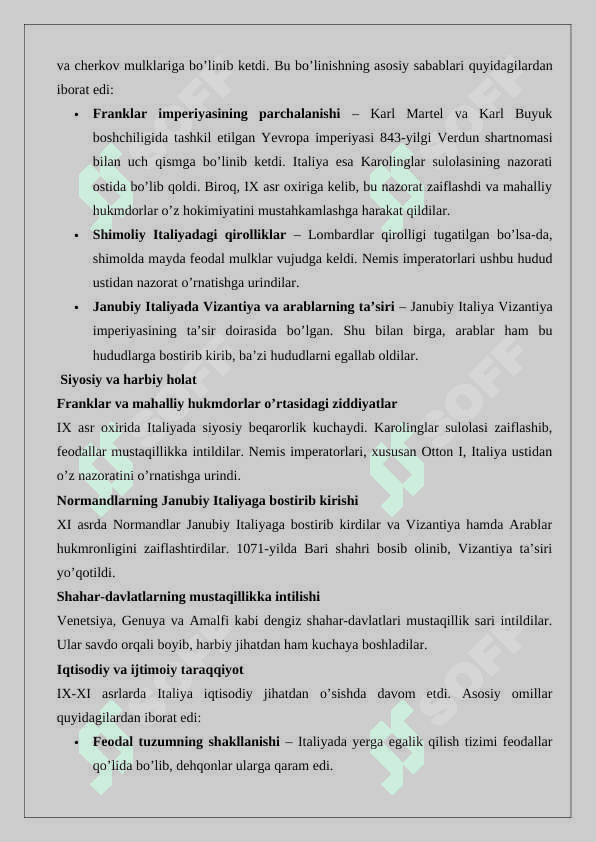 IX-XI asrda Italiya 25 3