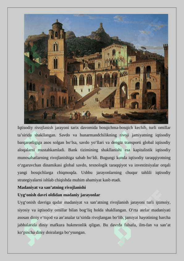 Rivojlangan o‘rta asrlarda Italiya 8