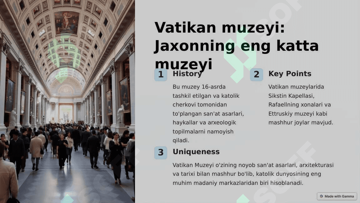 ITALIYA MUZEYLARI TARIXI 3